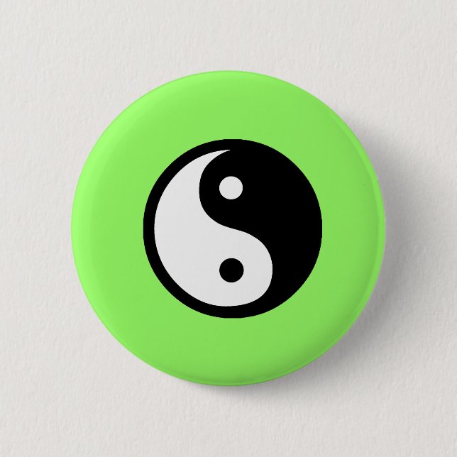Bóton Redondo 5.08cm ying yang (Frente)