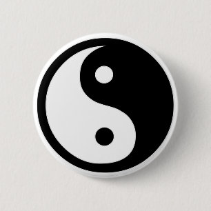 Bóton Redondo 5.08cm Ying Yang