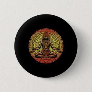 Bóton Redondo 5.08cm Yoga e Meditação Zen Budismo