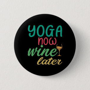 Bóton Redondo 5.08cm Yoga Lover   Yoga Agora Vinho Depois