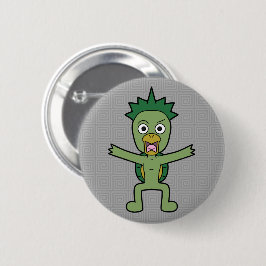 Bóton Redondo 5.08cm Yokai Gawappa Japonês