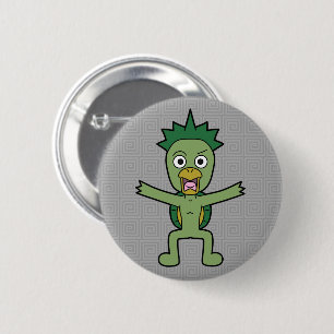 Bóton Redondo 5.08cm Yokai Gawappa Japonês