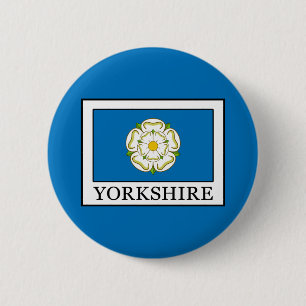 Bóton Redondo 5.08cm Yorkshire County Inglaterra