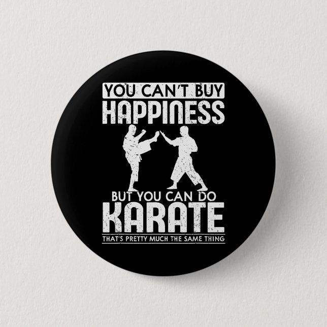 Bóton Redondo 5.08cm You Can’t Buy Happiness  (Frente)