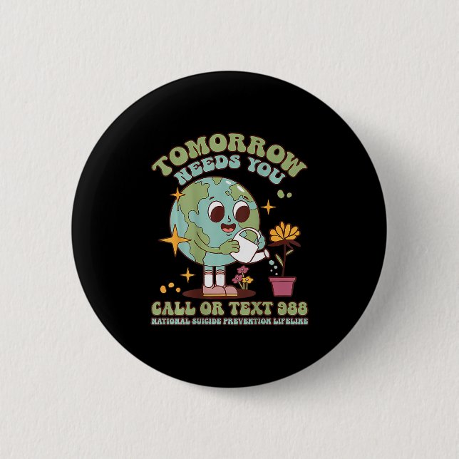 Bóton Redondo 5.08cm You Suicide Awareness Mental Health S  (Frente)