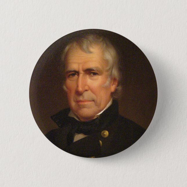 Bóton Redondo 5.08cm Zachary Taylor (Frente)