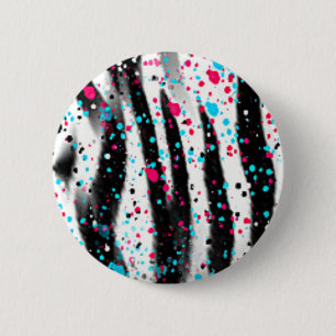 Bóton Redondo 5.08cm Zebra