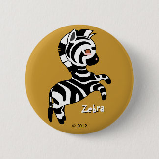 Bóton Redondo 5.08cm Zebra Cuja