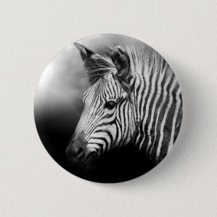 Bóton Redondo 5.08cm Zebra Foal