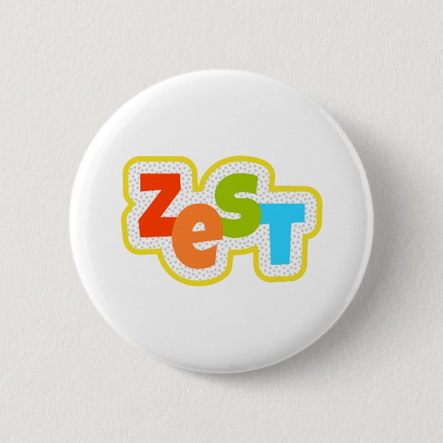Bóton Redondo 5.08cm Zest (Frente)