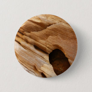 Bóton Redondo 5.08cm Zion Canyon Wall I Abstrato Natureza Fotografia