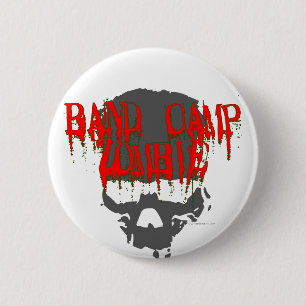 Bóton Redondo 5.08cm Zombi do acampamento da banda