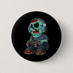 Bóton Redondo 5.08cm Zombie Lazy Halloween Figurume Engraçado Jogos de 