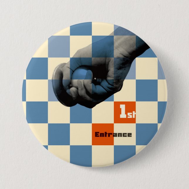 Bóton Redondo 7.62cm 7.6cm Can batch [Russian Avant-gardee] (Frente)