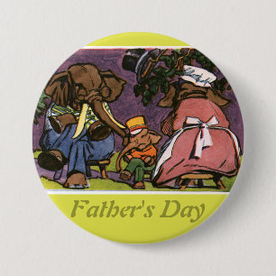 Bóton Redondo 7.62cm A Família Elefante -