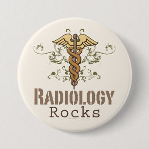 Bóton Redondo 7.62cm A radiologia balança o botão