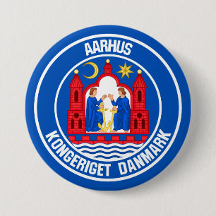 Bóton Redondo 7.62cm Aarhus Round Emblem