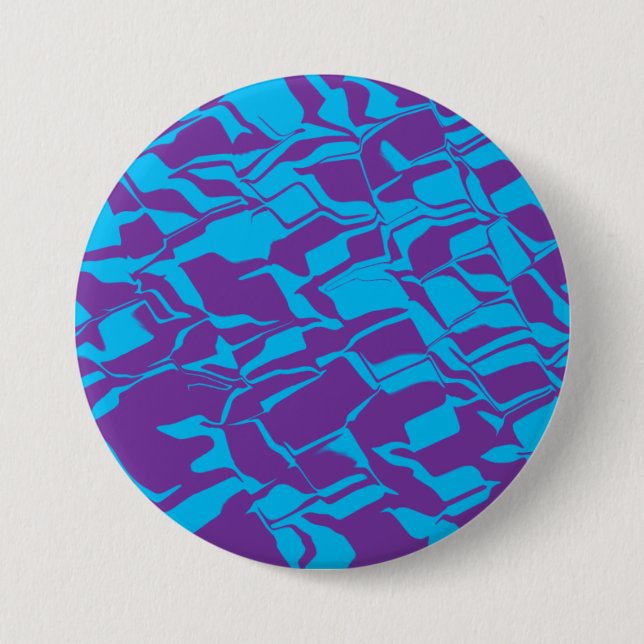 Bóton Redondo 7.62cm Abstrato Swirl (Frente)