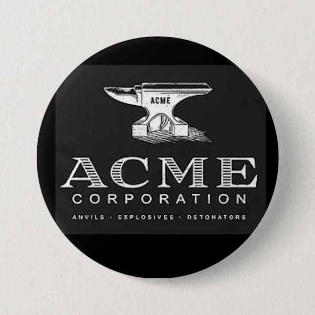 Bóton Redondo 7.62cm ACME Corporation (Frente)