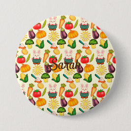 Bóton Redondo 7.62cm Agricultura Vegetal de Coelho