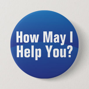 Bóton Redondo 7.62cm Ajuda que azul da onda do inclinação você se