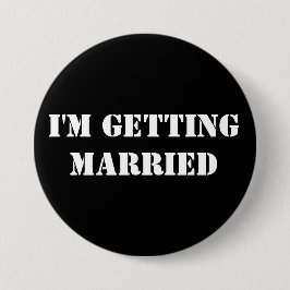 Bóton Redondo 7.62cm Alcance para ser solteiro, faça crachá do pino