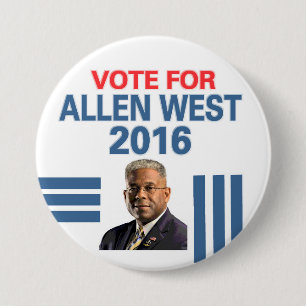 Bóton Redondo 7.62cm Allen ocidental para o presidente 2016
