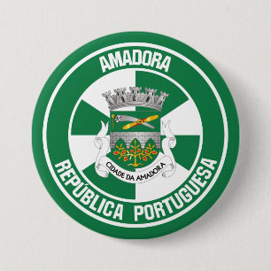 Bóton Redondo 7.62cm Amadora Round Emblem