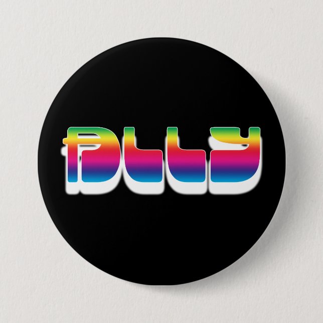 Bóton Redondo 7.62cm Apoio do aliado (Frente)