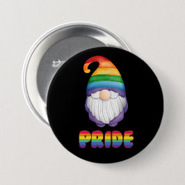 Bóton Redondo 7.62cm Arco-Íris Colorido LGBTQ