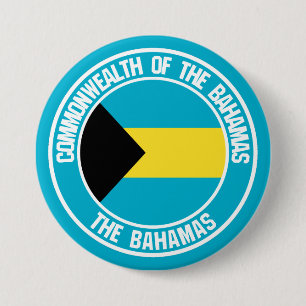Bóton Redondo 7.62cm Bahamas — Round Emblem