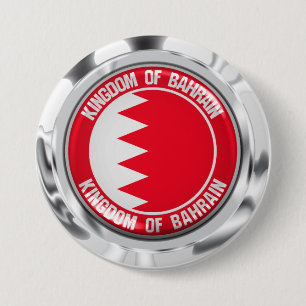 Bóton Redondo 7.62cm Bahrain Round Emblem