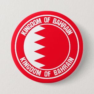 Bóton Redondo 7.62cm Bahrain Round Emblem