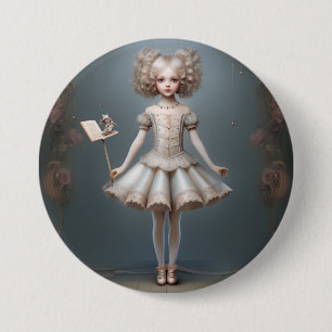Bóton Redondo 7.62cm Bailarinos da Moda da Página do Ballet Quebra-Noze