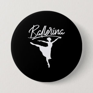 Bóton Redondo 7.62cm Ballerina Dancer
