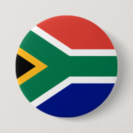 Bóton Redondo 7.62cm Bandeira da África do Sul