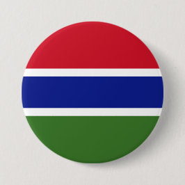 Bóton Redondo 7.62cm Bandeira da Gâmbia