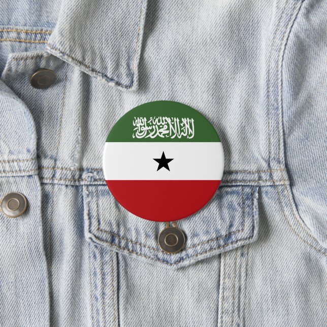 Bóton Redondo 7.62cm Bandeira da Somalilândia (In Situ)