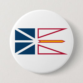 Bóton Redondo 7.62cm Bandeira da Terra Nova e Labrador (Canadá)