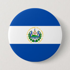 Bóton Redondo 7.62cm Bandeira de El Salvador