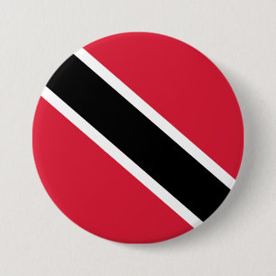 Bóton Redondo 7.62cm Bandeira de Trinidad e Tobago