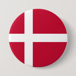Bóton Redondo 7.62cm Bandeira Dinamarquesa