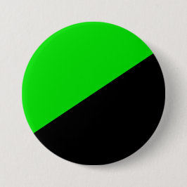 Bóton Redondo 7.62cm Bandeira do Anarquismo Verde