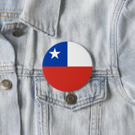 Bóton Redondo 7.62cm Bandeira do Chile