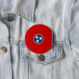 Bóton Redondo 7.62cm Bandeira do Estado do Tennessee