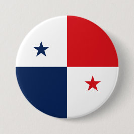 Bóton Redondo 7.62cm Bandeira do Panamá