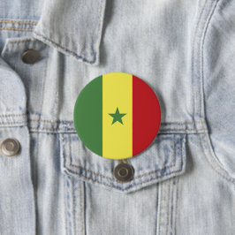 Bóton Redondo 7.62cm Bandeira do Senegal