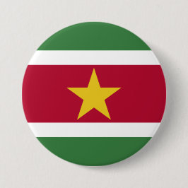 Bóton Redondo 7.62cm Bandeira do Suriname