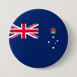 Bóton Redondo 7.62cm Bandeira Estadual de Victoria (Austrália)