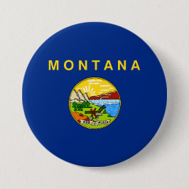 Bóton Redondo 7.62cm Bandeira estatal de Montana